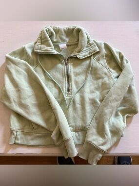 All In Motion Mint Quarter-Zip Fleece